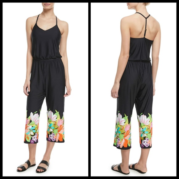 trina turk floral jumpsuit